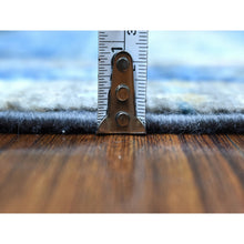 Load image into Gallery viewer, 2&#39;10&quot;x4&#39;10&quot; Blue Folk Art Kashkuli Gabbeh Hand-knotted Natural Wool Nomad Rug FWR338742