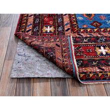 Load image into Gallery viewer, 10&#39;x10&#39; Imperial Blue, Afghan Ersari With Turkish Knot, Caucasian Design Revival, Hand Knotted, 100% Wool, Vegetable Dyes, Square, Oriental Rug FWR3384