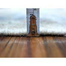 Load image into Gallery viewer, 5&#39;10&quot;x9&#39; Taupe Angora Oushak In A Colorful Palette Pure Wool Hand Knotted Oriental Rug FWR339312