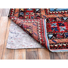 Load image into Gallery viewer, 10&#39;x13&#39;6&quot; Carolina Blue, Afghan Ersari With Turkish Knot, Caucasian Design Revival, Densely Woven, Vegetable Dyes, Hand Knotted, 100% Wool, Oriental Rug FWR3390