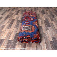 Load image into Gallery viewer, 10&#39;x13&#39;6&quot; Carolina Blue, Afghan Ersari With Turkish Knot, Caucasian Design Revival, Densely Woven, Vegetable Dyes, Hand Knotted, 100% Wool, Oriental Rug FWR3390