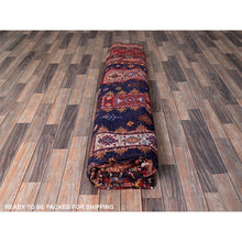 Load image into Gallery viewer, 10&#39;2&quot;x10&#39;2&quot; Yale Blue, Afghan Ersari With Turkish Knot, Caucasian Design Revival, Vegetable Dyes, Hand Knotted, Soft And Vibrant Wool, Square, Oriental Rug FWR3396