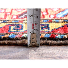 Load image into Gallery viewer, 10&#39;2&quot;x10&#39;2&quot; Yale Blue, Afghan Ersari With Turkish Knot, Caucasian Design Revival, Vegetable Dyes, Hand Knotted, Soft And Vibrant Wool, Square, Oriental Rug FWR3396