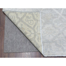 Load image into Gallery viewer, 8&#39;x9&#39;9&quot; Ivory White Wash Peshawar Natural Wool Hand Knotted Oriental Rug FWR340392