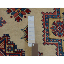 Load image into Gallery viewer, 8&#39;8&quot;x12&#39; Ivory Special Kazak Geometric Design Pure Wool Hand Knotted Oriental Rug FWR342330