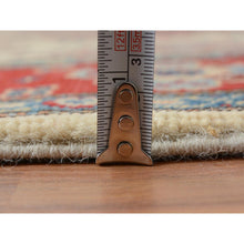 Load image into Gallery viewer, 4&#39;x5&#39;10&quot; Ivory Special Kazak Tribal Design Pure Wool Hand Knotted Oriental Rug FWR342402