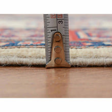 Load image into Gallery viewer, 4&#39;x5&#39;6&quot; Ivory Special Kazak Tribal Design Pure Wool Hand Knotted Oriental Rug FWR342474