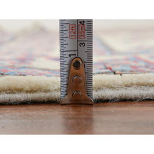 Load image into Gallery viewer, 3&#39;10&quot;x6&#39; Ivory Special Kazak Geometric Design Pure Wool Hand Knotted Oriental Rug FWR342486