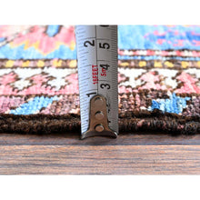 Load image into Gallery viewer, 5&#39;10&quot;x7&#39;8&quot; Cantaloupe Orange, Afghan Ersari with Turkish Knot, Caucasian Design Revival, Ancient Bird Figurines, Vegetable Dyes, Hand Knotted, 100% Wool, Oriental Rug FWR3420