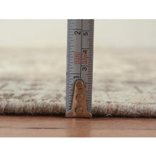 Load image into Gallery viewer, 4&#39;10&quot;x7&#39;10&quot; Earth Tone Colors Old And Worn Down Persian Qashqai Pure Wool Distressed Hand Knotted Oriental Rug FWR343422