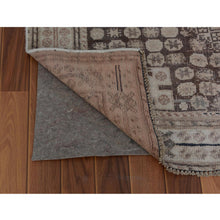 Load image into Gallery viewer, 5&#39;6&quot;x8&#39;2&quot; Natural Colors Old and Worn Down Persian Qashqai Pure Wool Distressed Hand Knotted Oriental Rug FWR343470