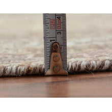 Load image into Gallery viewer, 7&#39;1&quot;x9&#39;10&quot; Beige Vintage and Worn Down Persian Qashqai Pure Wool Distressed Hand Knotted Oriental Rug FWR343530
