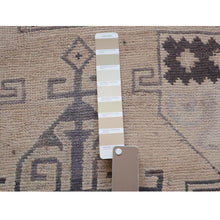Load image into Gallery viewer, 4&#39;9&quot;x9&#39; Natural Colors Gallery Size Old and Worn Down Persian Shiraz Distressed Hand Knotted Oriental Rug FWR343674