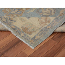 Load image into Gallery viewer, 6&#39;2&quot;x8&#39;10&quot; Gray Angora Oushak With Soft Velvety Wool Hand Knotted Oriental Rug FWR345192