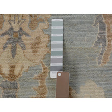 Load image into Gallery viewer, 6&#39;2&quot;x8&#39;10&quot; Gray Angora Oushak With Soft Velvety Wool Hand Knotted Oriental Rug FWR345192