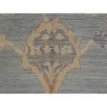 Load image into Gallery viewer, 6&#39;2&quot;x8&#39;10&quot; Gray Angora Oushak With Soft Velvety Wool Hand Knotted Oriental Rug FWR345192