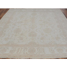 Load image into Gallery viewer, 8&#39;x9&#39;6&quot; Ivory White Wash Peshawar Ziegler Mahal Pure Wool Hand Knotted Oriental Rug FWR345228