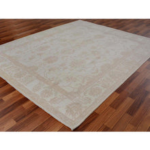 Load image into Gallery viewer, 8&#39;x9&#39;6&quot; Ivory White Wash Peshawar Ziegler Mahal Pure Wool Hand Knotted Oriental Rug FWR345228