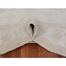 Load image into Gallery viewer, 8&#39;x9&#39;6&quot; Ivory White Wash Peshawar Ziegler Mahal Pure Wool Hand Knotted Oriental Rug FWR345228