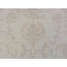 Load image into Gallery viewer, 8&#39;x9&#39;6&quot; Ivory White Wash Peshawar Ziegler Mahal Pure Wool Hand Knotted Oriental Rug FWR345228