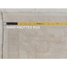 Load image into Gallery viewer, 8&#39;x9&#39;6&quot; Ivory White Wash Peshawar Ziegler Mahal Pure Wool Hand Knotted Oriental Rug FWR345228
