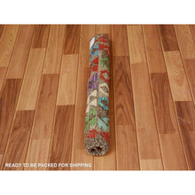 Load image into Gallery viewer, 2&#39;9&quot;x4&#39; Colorful Reversible Afghan Kilim Flat Weave Pure Wool Hand Woven Oriental Rug FWR345306
