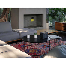 Load image into Gallery viewer, 6&#39;x8&#39;2&quot; Rose Pink, Afghan Ersari With Turkish Knot, Caucasian Design Revival, Ancient Bird Figurines, Vegetable Dyes, Soft And Velvety Wool, Hand Knotted, Oriental Rug FWR3450