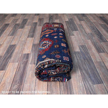 Load image into Gallery viewer, 6&#39;1&quot;x8&#39;5&quot; Opal Blue, Afghan Ersari with Turkish Knot, Caucasian Design Revival, Hand Knotted, Vegetable Dyes, Soft and Velvety Wool, Densely Woven, Oriental Rug FWR3456
