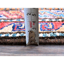 Load image into Gallery viewer, 6&#39;1&quot;x8&#39;6&quot; Bayern Blue, Afghan Ersari With Turkish Knot, Caucasian Design Revival, Densely Woven, Vegetable Dyes, Hand Knotted, Soft And Shiny Wool, Oriental Rug FWR3462
