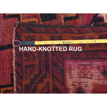Load image into Gallery viewer, 4&#39;9&quot;x5&#39;10&quot; Chili Red, Antique Persian Heriz in A Small Rare Size, Hand Knotted, Pure Wool, Excellent Condition, Clean with Sides and Ends Professionally Secured, Oriental Rug FWR527490