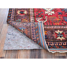Load image into Gallery viewer, 6&#39;2&quot;x8&#39;3&quot; Colorful, Afghan Ersari with Turkish Knot, Caucasian Design Revival, Ancient Bird Figurines, Vegetable Dyes, Densely Woven, Hand Knotted, Soft Wool, Oriental Rug FWR3468