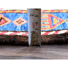 Load image into Gallery viewer, 6&#39;1&quot;x8&#39;4&quot; Dusk Purple, Afghan Ersari With Turkish Knot, Caucasian Design Revival, Ancient Bird Figurines, Vegetable Dyes, Hand Knotted, Soft And Velvety Wool, Oriental Rug FWR3480