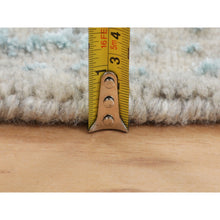 Load image into Gallery viewer, 5&#39;10&quot;x5&#39;10&quot; Green Broken Cypress Tree Design Wool And Silk Thick Hand Loomed Round Oriental Rug FWR348768