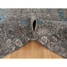Load image into Gallery viewer, 12&#39;x17&#39;9&quot; Oversized Cypress Tree Design Silk With Textured Wool Hand Knotted Oriental Rug FWR348852