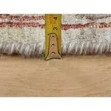 Load image into Gallery viewer, 10&#39;x10&#39; Round Colorful Silk With Textured Wool Tabriz Hand Knotted Oriental Rug FWR349044