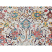 Load image into Gallery viewer, 2&#39;7&quot;x12&#39; Colorful Silk With Textured Wool Tabriz Design Runner Hand Knotted Oriental Rug FWR349134