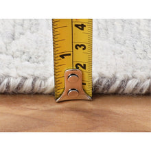 Load image into Gallery viewer, 2&#39;6&quot;x8&#39; Modern Ivory Hand Spun Runner Undyed Natural Wool Hand Knotted Oriental Rug FWR349398