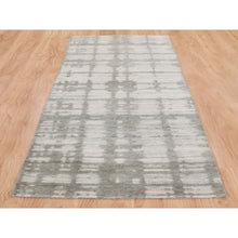 Load image into Gallery viewer, 2&#39;6&quot;x8&#39; Hand Spun Undyed Natural Wool Runner Modern Oriental Hand Knotted Oriental Rug FWR349464