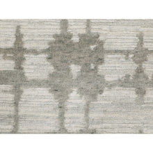 Load image into Gallery viewer, 2&#39;6&quot;x8&#39; Hand Spun Undyed Natural Wool Runner Modern Oriental Hand Knotted Oriental Rug FWR349464