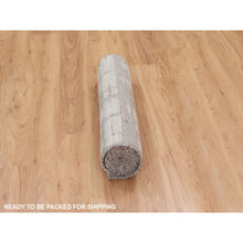 Load image into Gallery viewer, 2&#39;6&quot;x8&#39; Hand Spun Undyed Natural Wool Runner Modern Oriental Hand Knotted Oriental Rug FWR349464