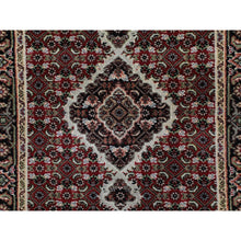 Load image into Gallery viewer, 2&#39;8&quot;x10&#39;1&quot; Red Tabriz Mahi Fish Design Wool Hand Knotted Runner Oriental Rug FWR349914