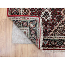 Load image into Gallery viewer, 2&#39;8&quot;x10&#39;2&quot; Red Tabriz Mahi Fish Design Wool Hand Knotted Runner Oriental Rug FWR349932