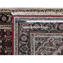 Load image into Gallery viewer, 2&#39;8&quot;x10&#39;2&quot; Red Tabriz Mahi Fish Design Wool Hand Knotted Runner Oriental Rug FWR349932