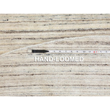 Load image into Gallery viewer, 6&#39;x6&#39; Beige Hand Loomed Organic Wool Modern Round Oriental Rug FWR350124