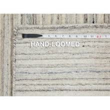 Load image into Gallery viewer, 2&#39;6&quot;x9&#39;8&quot; Beige Hand Loomed Organic Wool Modern Runner Oriental Rug FWR350148