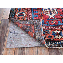 Load image into Gallery viewer, 6&#39;x7&#39;8&quot; Bayern Blue, Afghan Ersari With Turkish Knot, Caucasian Design Revival, Vegetable Dyes, Densely Woven, Hand Knotted, Soft Wool, Oriental Rug FWR3498