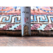Load image into Gallery viewer, 6&#39;x7&#39;8&quot; Bayern Blue, Afghan Ersari With Turkish Knot, Caucasian Design Revival, Vegetable Dyes, Densely Woven, Hand Knotted, Soft Wool, Oriental Rug FWR3498