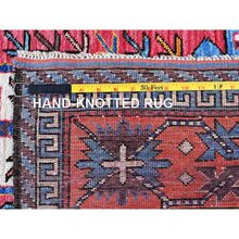 Load image into Gallery viewer, 6&#39;x7&#39;8&quot; Bayern Blue, Afghan Ersari With Turkish Knot, Caucasian Design Revival, Vegetable Dyes, Densely Woven, Hand Knotted, Soft Wool, Oriental Rug FWR3498