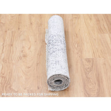 Load image into Gallery viewer, 3&#39;x5&#39;1&quot; Broken Persian Design Wool And Pure Silk Hand Knotted Oriental Rug FWR350496