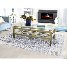 Load image into Gallery viewer, 6&#39;x9&#39;2&quot; Wool And Silk Hand Knotted Broken Persian Design Hand Knotted Oriental Rug FWR350538